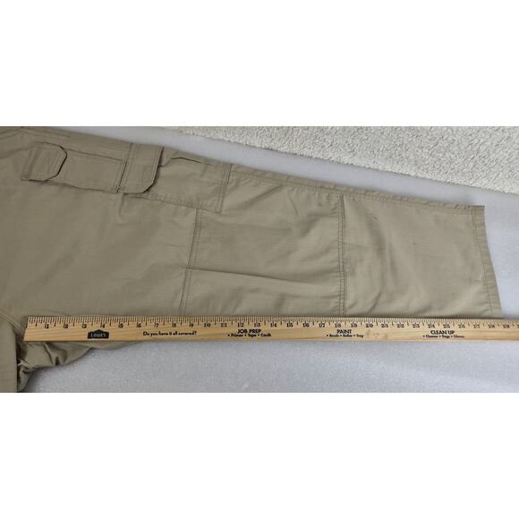 5.11 Tactical Taclite Pro Cargo Pants Mens 44x30 Khaki Ripstop Utility 74273 162 - Picture 6 of 10